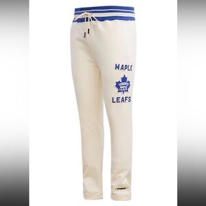 PRO STANDARD TORONTO MAPLE LEAFS Mens Blue Retro Fashion Sweatpants SZ 2XL NEW